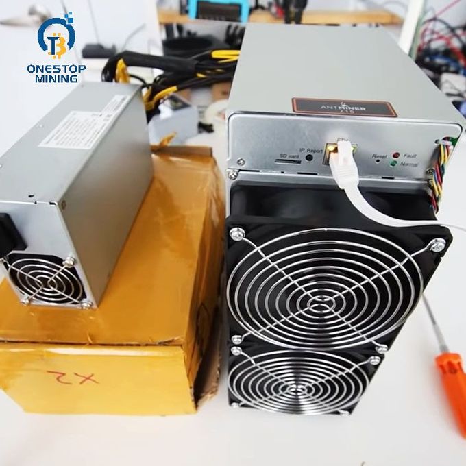 Машина минирования 0 горнорабочего Bitmain Antminer Z15 420Ksol/S Asic секретная Blockchain ZEC