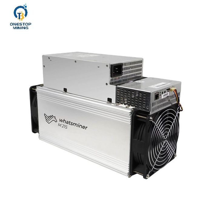 Машина минирования 0 blockchain горнорабочего BTC Asic Bitcoin MicroBT Whatminer M21S 52T