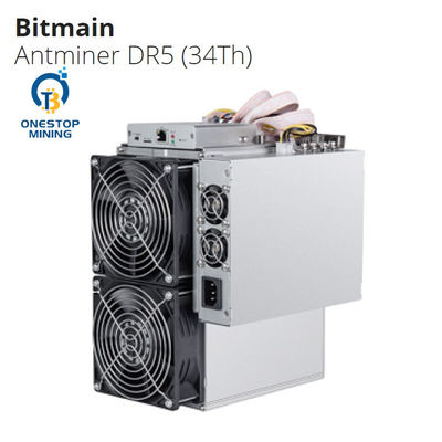 Монетка Dcr Bitmain Antminer Dr5 34th/S Decred Minerstat минируя 175x279x238MM