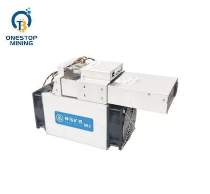 Горнорабочий горнорабочего BTC Asic Bitcoin Whatsminer M3 11Th/S 12.5t 2000w Microbt
