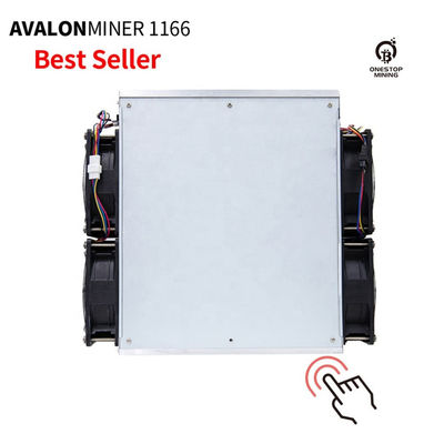 Вариант Pro горнорабочего Avalon A1166 81th с PSU для горнорабочего Bitcoin BTC BSV BCH на компьютере