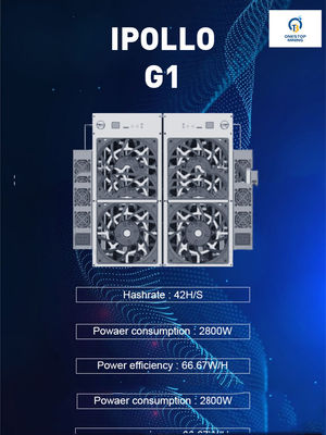 G1 мини от монетки оскала Ipollo 2800W 40G/S минируя бассейн Asic