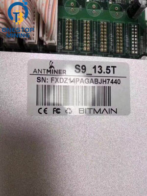 Машина минирования монетки горнорабочего Sha-256 Bitcoin S9 13.5t Bitmain Antminer Asic секретная