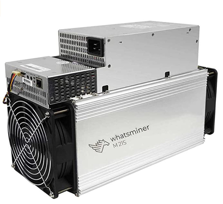 Используемое подержанное минирование Whatsminer M21S 58T Btc подвергает механической обработке в запасе
