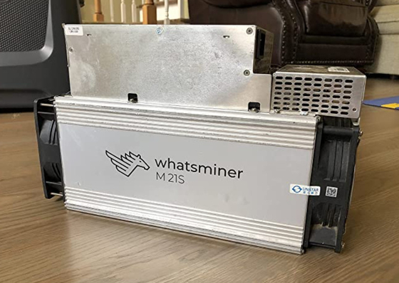 Используемое подержанное минирование Whatsminer M21S 58T Btc подвергает механической обработке в запасе