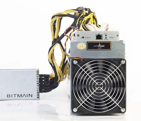 Горнорабочий Asic Scrypt горнорабочего Antminer L3+ 504 Mh/S Litecoin Bitmain