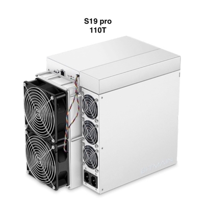 Минирование Bitcoin Bitmain Antminer S19 PRO 110T 3250w горнорабочего BTC