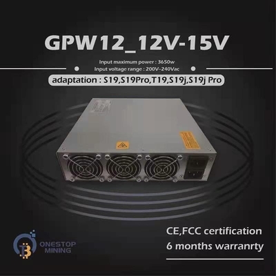 электропитание 3650W для серии Bitmain S19 S19Pro S19J S19JPro S19A