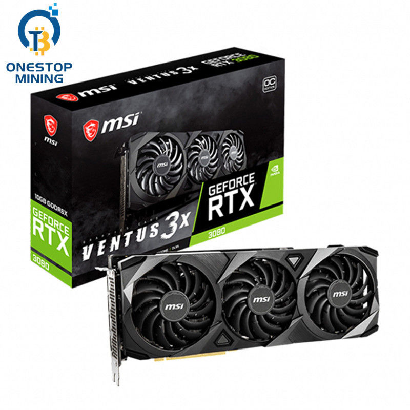 Горнорабочий видеокарты Oc Gddr6x Zotac Rtx3080 игры 10gb Geforce Rtx 3080 игры Msi